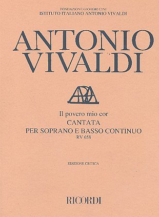 A. Vivaldi: Povero Mio Cor Rv 658, GesSKlav (Part.)