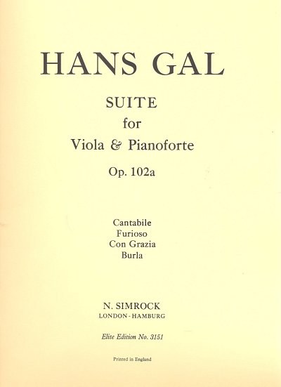 H. Gál: Suite op. 102a