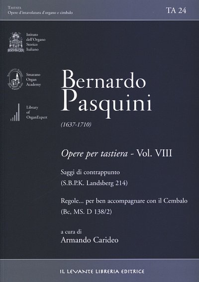 B. Pasquini: Opere per tastiera 8, Cemb/Org