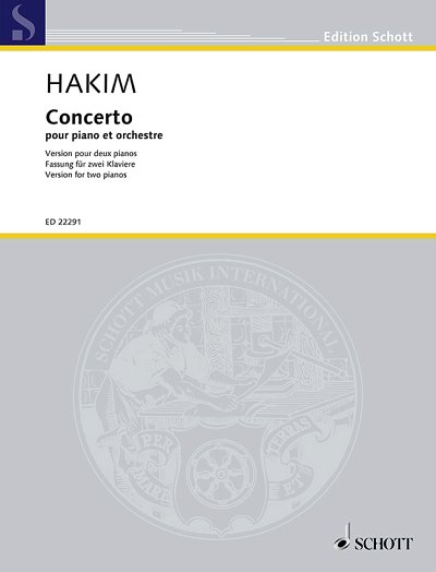 DL: N. Hakim: Concerto pour piano et orchestre, 2Klav