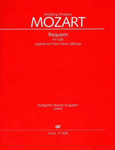 W.A. Mozart: Requiem d-Moll KV 626, 4GesGchOrchO (Part)
