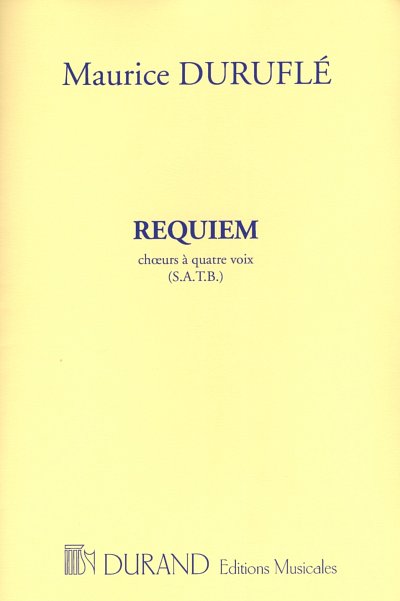 M. Duruflé: Requiem op. 9, GesGchStroOr (Chpa)