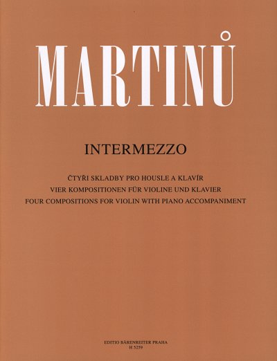 B. Martinu: Intermezzo (1937)