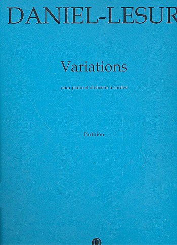 Variations pour piano et orchestre, KlvStro (Bu)