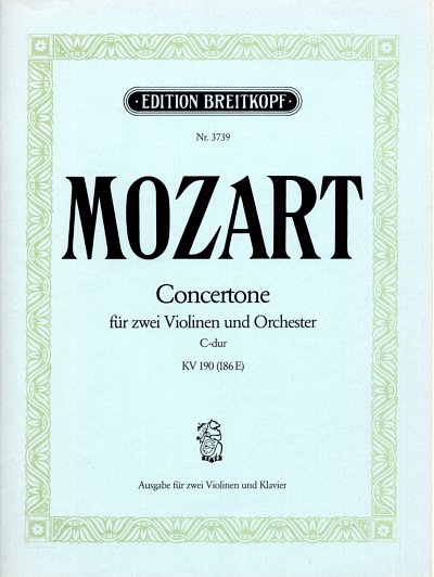 W.A. Mozart: Concertone fuer zwei Violinen und Orchester C-D