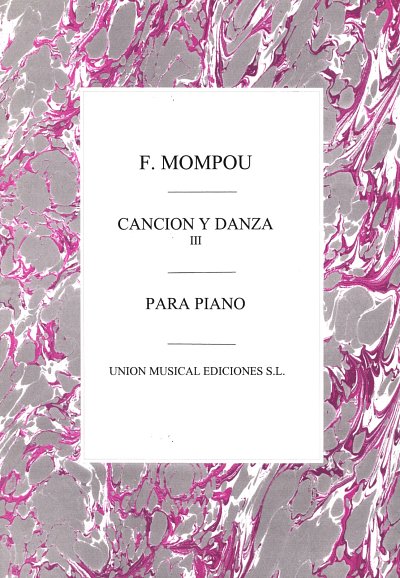 F. Mompou: Canción y Danza no. 3, Klav