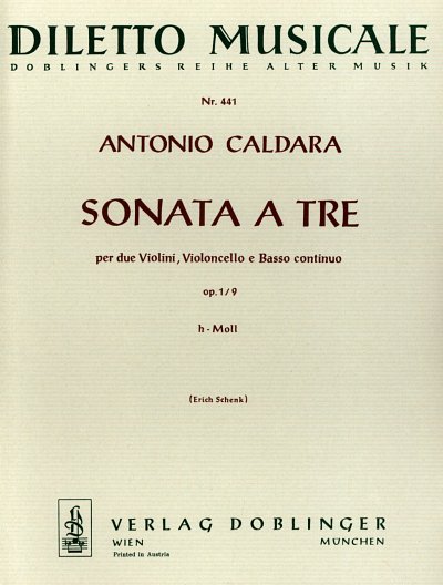 A. Caldara: Sonate A Tre H-Moll Op 1/9 Diletto Musicale