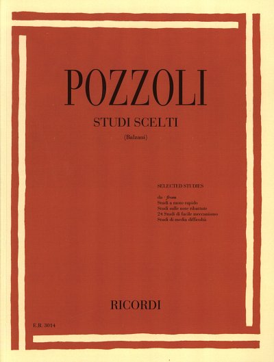 E. Pozzoli: Studi Scelti, Klav