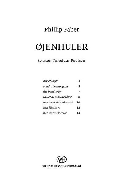 P. Faber: Øjenhuler, FchKlav (Chpa)