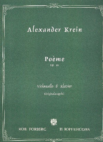 Poème (P. Casals gewidmet), op.10