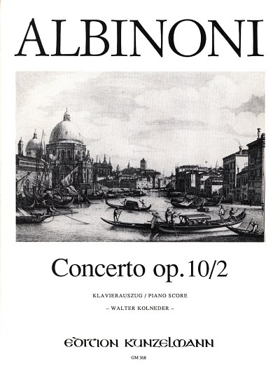T. Albinoni: Concerto a cinque g-moll op. 10, VlStrBc (KASt)