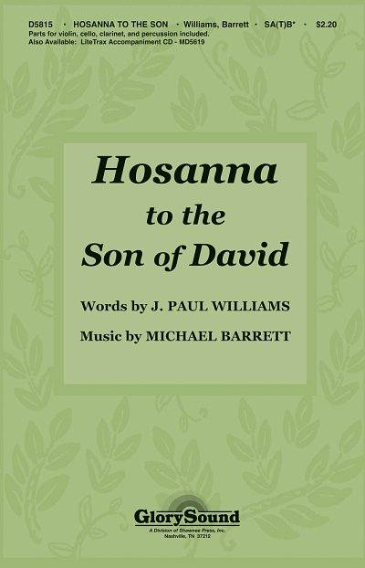 J.P. Williams et al.: Hosanna to the Son of David