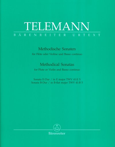 G.P. Telemann: Methodische Sonaten 5, Fl/VlBc (SppaSt)
