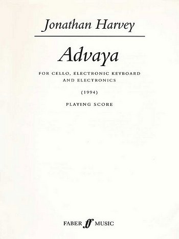 J. Harvey: Advaya