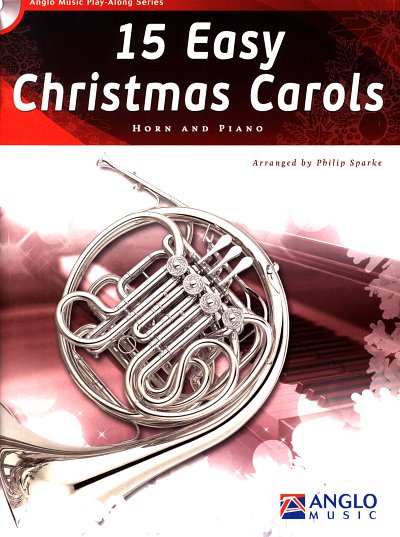 P. Sparke: 15 Easy Christmas Carols, HrnKlav (+CD)