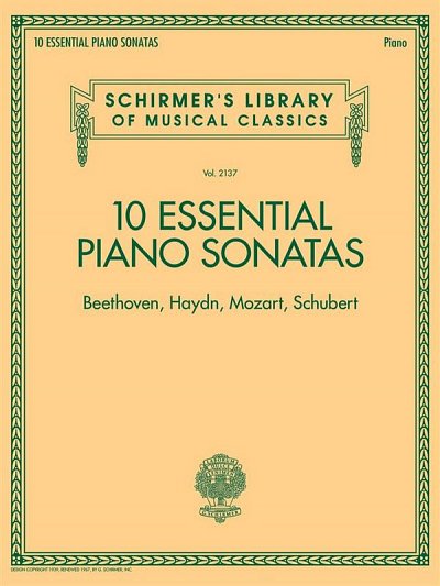 10 Essential Piano Sonatas, Klav