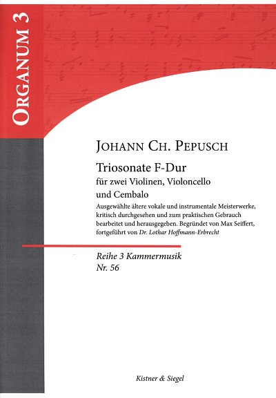 J.C. Pepusch: Triosonate F-Dur Reihe 3 Nr 56
