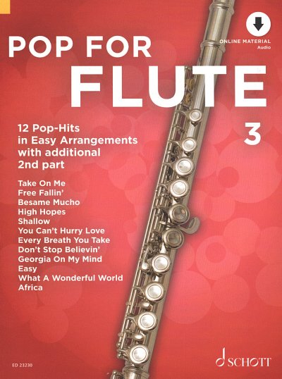 U. Bye: Pop for Flute 3, 1-2Fl (Sppa+Audiod)