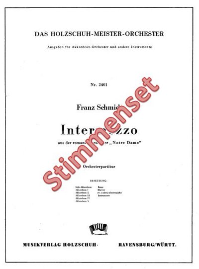 F. Schmidt: Intermezzo (Notre Dame)