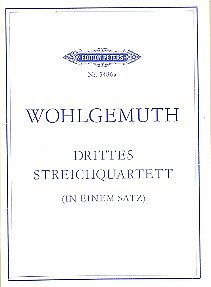 G. Wohlgemuth: Streichquartett Nr. 3, 2VlVaVc (Stp)