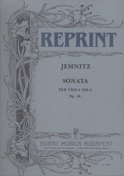 A. Jemnitz: Sonata op. 46, Va