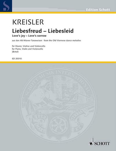 DL: F. Kreisler: Liebesfreud - Liebesleid, VlVcKlv (Pa+St)