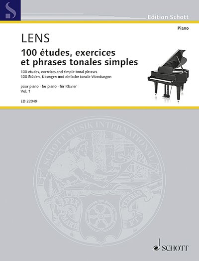 N. Lens: 100 etudes, exercises and simple tonal phrases