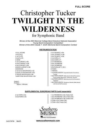 Twilight in the Wilderness, Blaso (Part.)