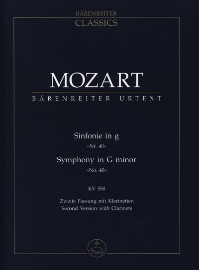 W.A. Mozart: Sinfonie Nr. 40 g-Moll KV 550, SinfOrch (Stp)