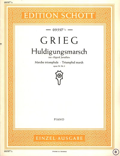 E. Grieg: Huldigungsmarsch op. 56/3