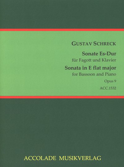 S. Gustav: Sonate Es-Dur op. 9, Fagott, Klavier