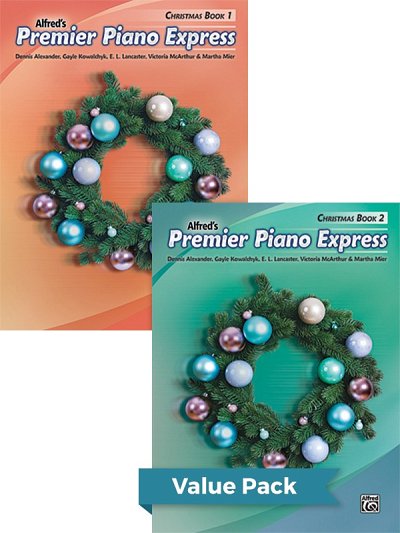 Premier Piano Express: Christmas 1 & 2 Value Pack, Klav