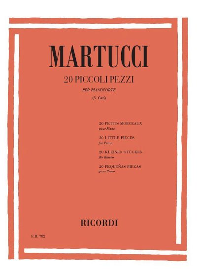 G. Martucci: 20 Piccoli Pezzi, Klav