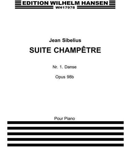 J. Sibelius: Suite Campêtre op. 98b/1, Klav