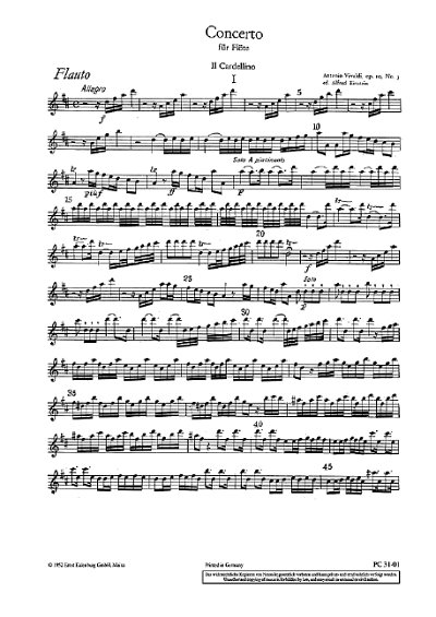 DL: A. Vivaldi: Concerto D-Dur, FlStrBc