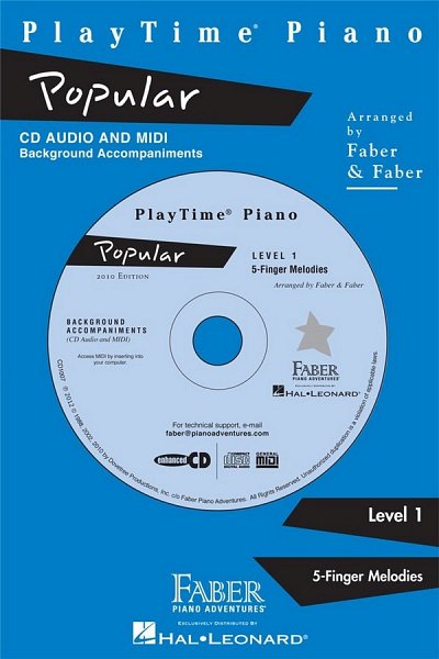 N. Faber: PlayTime Piano Popular, Klav (CD)