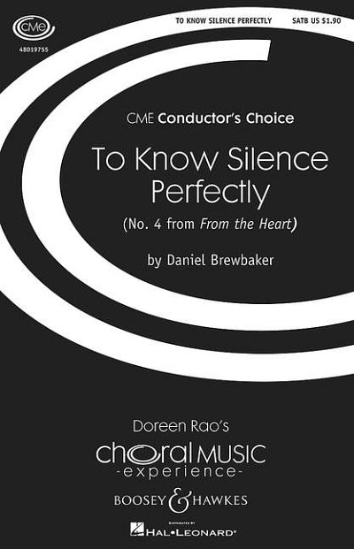 D. Brewbaker: To Know Silence Perfectly