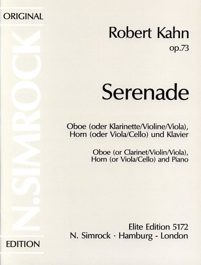 K. Robert: Serenade f-Moll op. 73  (Klavpa)