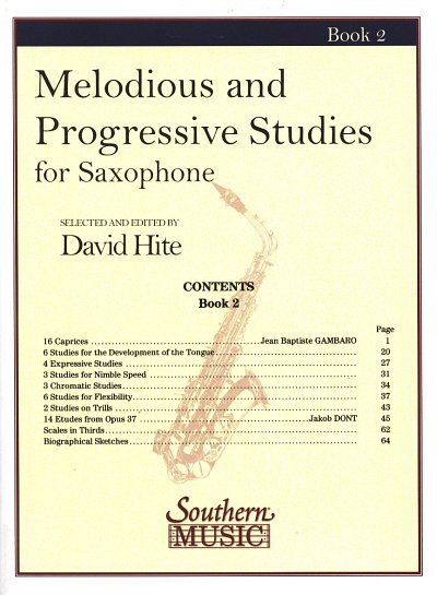 Melodious and Progressive Studies, Book 2, Sax