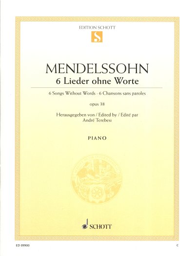 F. Mendelssohn Barth: 6 Lieder ohne Worte op. 38 , Klav
