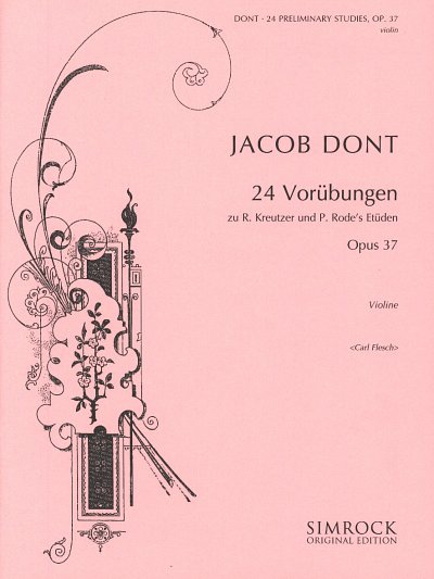 J. Dont: 24 Vorübungen op. 37, Viol