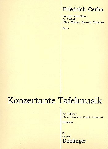 F. Cerha: Konzertante Tafelmusik, Floete, Klarinette, Horn, 