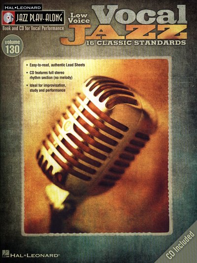 JazzPA 130: Vocal Jazz (Low Voice) (+CD)