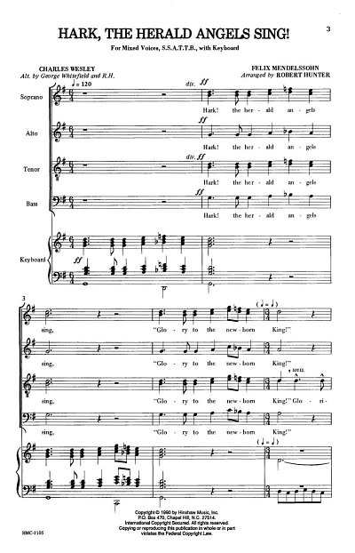 F. Mendelssohn Barth: Hark, The Herald Angels Sing! (Chpa)