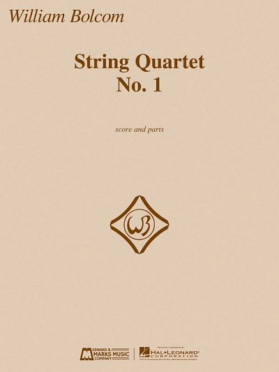 W. Bolcom: String Quartet No. 1 - Score And, 2VlVaVc (Pa+St)