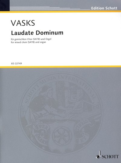 P. Vasks: Laudate Dominum, GchOrg (Part.)
