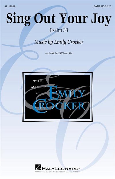 E. Crocker: Sing Out Your Joy, GchKlav (Chpa)