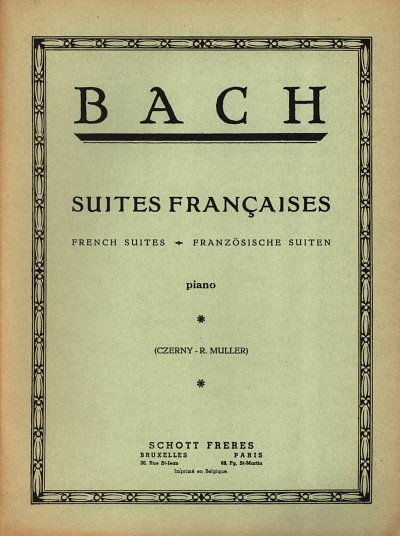 J.S. Bach: Französische Suiten , Klav