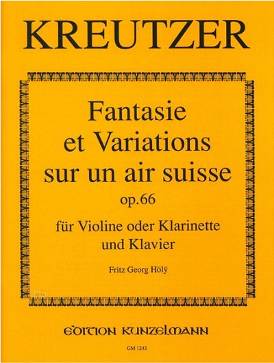 C. Kreutzer: Fantasie et variations sur un air su (KlavpaSt)