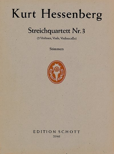K. Hessenberg: Streichquartett Nr. 3 op. 33